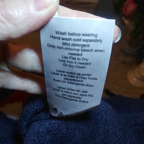 Motherhood Maternity Novelty Blue Momma Fox & Baby Maternity Sweater - Picture 9 of 10